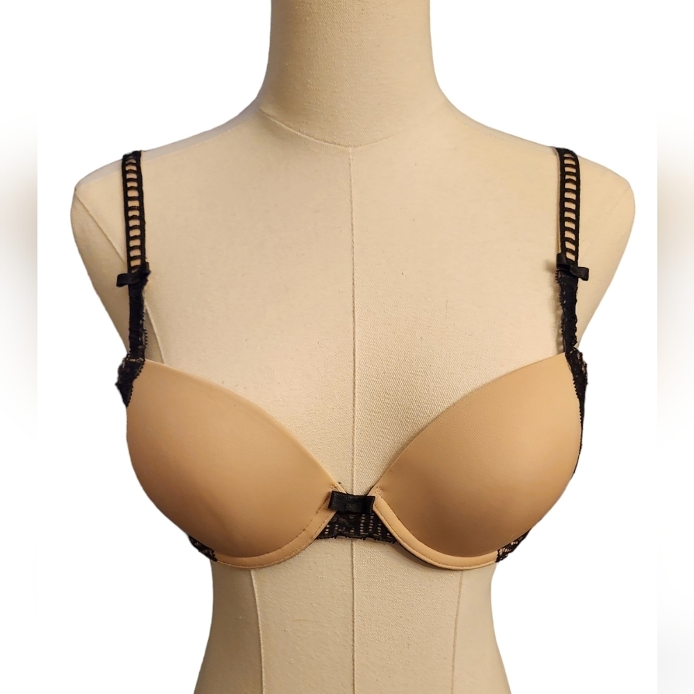 Felina Lingerie Nude and Black padded bra